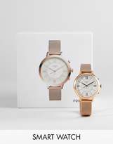 Thumbnail for your product : Fossil FTW5018 Q Jacqueline Mesh Hybrid Smart Watch 36mm