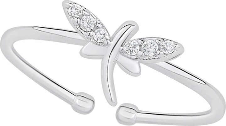Sterling Silver Beautiful Dragonfly Ring, Silver Ring, Boho Ring, Spir –  Indigo & Jade