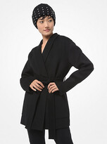 Thumbnail for your product : MICHAEL Michael Kors MK Wool Blend Wrap Coat