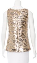 Thumbnail for your product : Rachel Zoe Sleeveless Sequined-Embellished Top