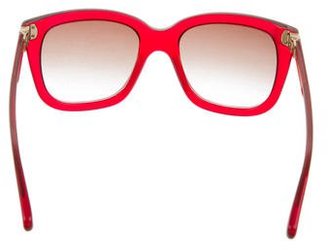 Marc Jacobs Gradient Square Frame Sunglasses