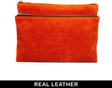 Thumbnail for your product : ASOS Suede Multipocket Clutch Bag