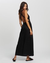 Thumbnail for your product : AERE Women's Black Maxi dresses - Cross Back Maxi Dress