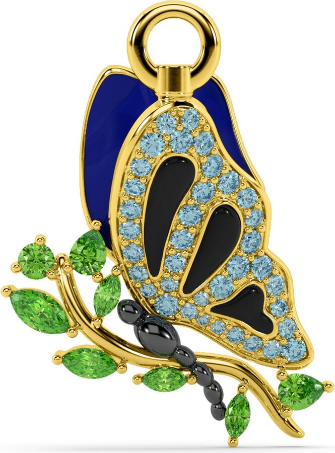 Oni Fine Jewelry The Painted Lady Charm - Butterfly Charm - Gold