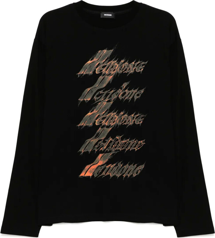 we11done Logo Printed T-Shirt