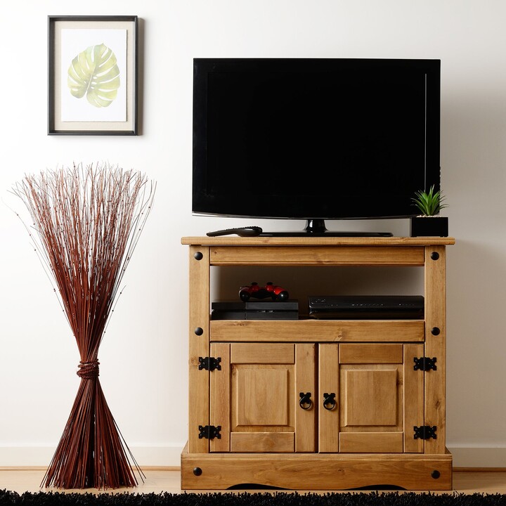 Dunelm Corona Small TV Stand Natural ShopStyle