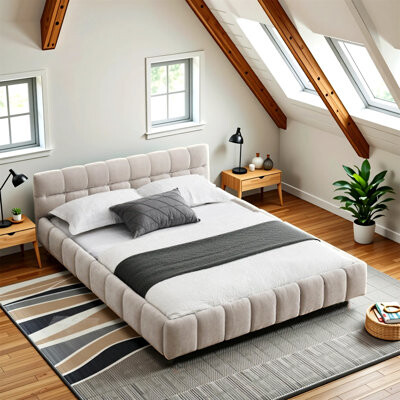 Latitude Run Upholstered Bed Frame