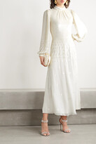 Thumbnail for your product : Temperley London Mirella Sequin-embellished Crepe De Chine Midi Dress