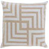 Thumbnail for your product : Surya Metallic Stamped Decorative Pillow