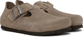 Thumbnail for your product : Birkenstock Taupe Regular London Clogs