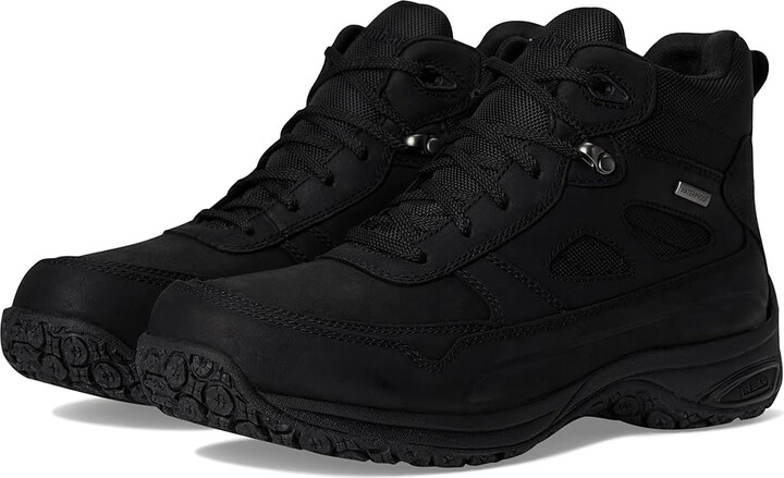 Dunham Cloud Plus Mid II Waterproof Boots Men's Shoes Black Leather : 17 D (M), Synthetic/Leather