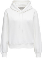 Thumbnail for your product : Mauro Grifoni White Cotton Hoodie With Print