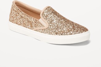 Old Navy Glitter Slip-On Sneakers For Women - ShopStyle