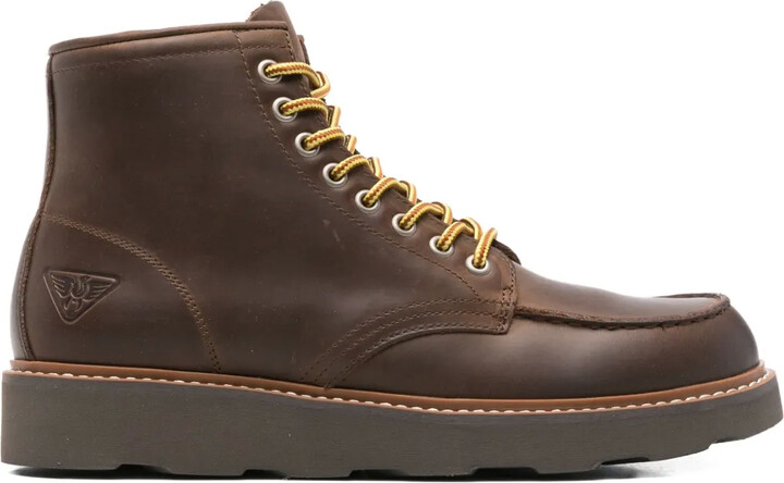 Docksteps Leather Lace-Up Boots