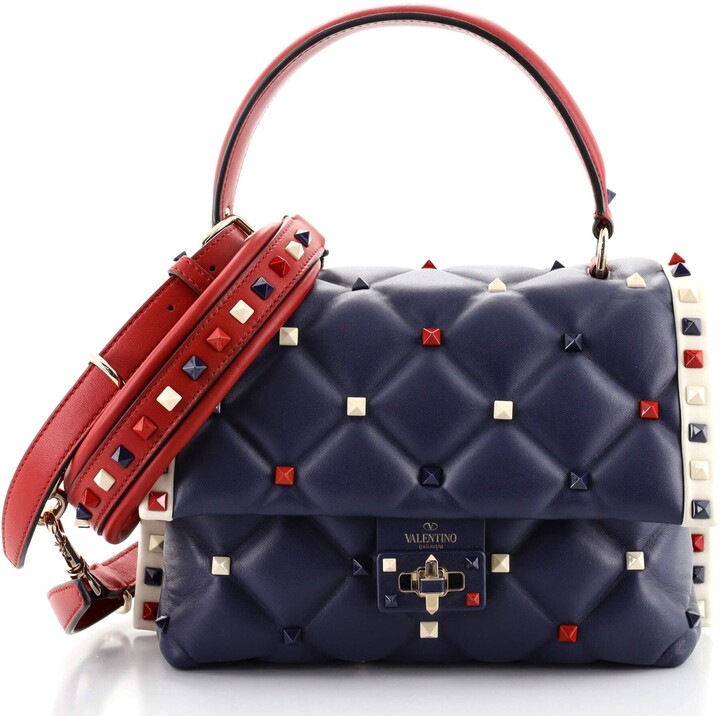 medium candystud nappa leather handbolsa