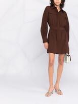 Thumbnail for your product : FEDERICA TOSI Long-Sleeve Mini Shirtdress