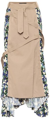 Rokh Floral cotton skirt