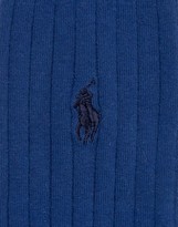Thumbnail for your product : Polo Ralph Lauren Ribbed Socks Egyptian Cotton In Bright Navy