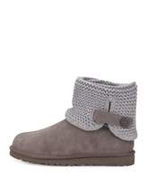 Thumbnail for your product : UGG Darrah Knit & Suede Boot, Gray, Youth