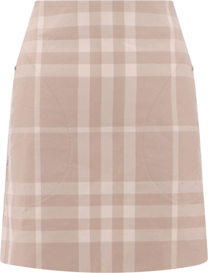 スカート Burberry Embroidered Polyester Blend Skirt Burberry Embroidered Polyester Blend Skirt Burberry