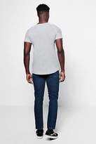 Thumbnail for your product : boohoo Mens Muscle Fit Knitted T-Shirt With Piping