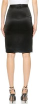Thumbnail for your product : L'Agence Skirt with Front Slit
