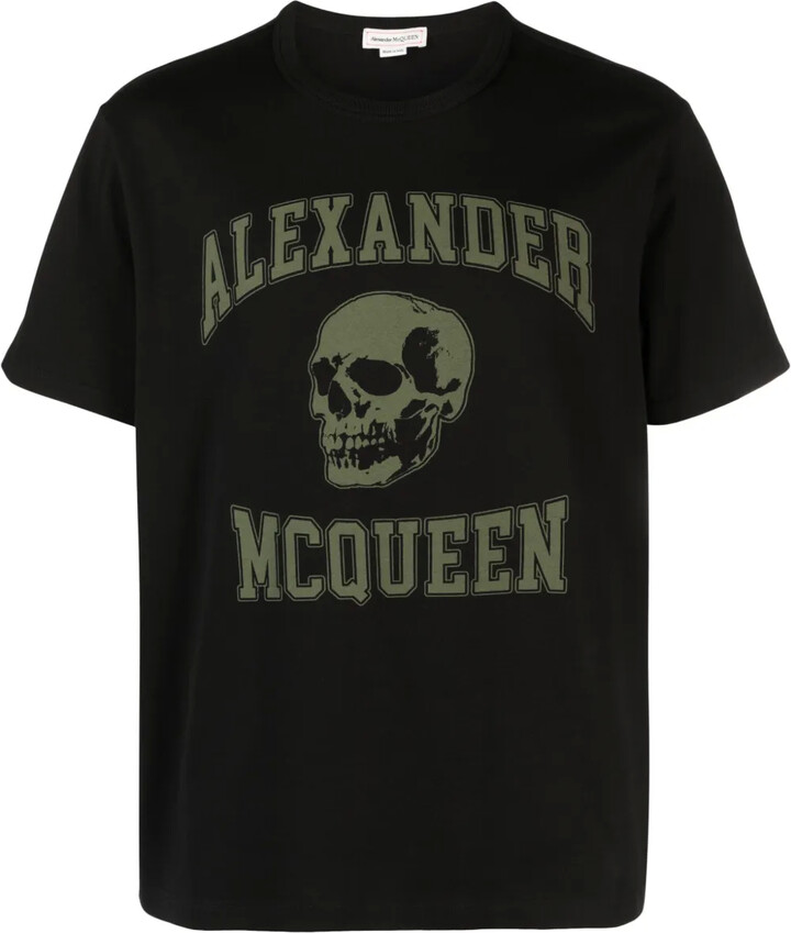 Alexander McQueen logo-print cotton T-shirt