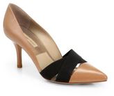 Thumbnail for your product : Michael Kors Stephanie Leather Crisscross Pumps