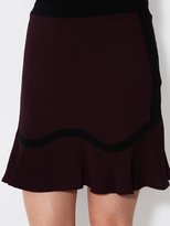 Thumbnail for your product : Diane von Furstenberg Challen Colorblocked Mini Skirt