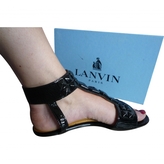 Thumbnail for your product : Lanvin Black Patent leather Sandals