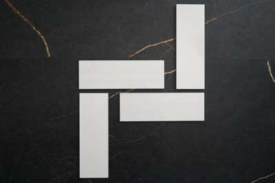 SB TILE AND STONE Bianco Dolomite 4"x12" Glossy