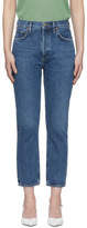 Thumbnail for your product : A Gold E Blue Riley Hi Rise Straight Crop Jeans