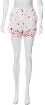 ALICE by Temperley Embroidered Mini Shorts