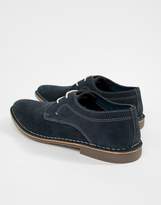 Thumbnail for your product : Red Tape Yuma Desert Brogue Shoe In Navy Suede