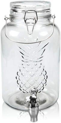 Home Essentials Pineapple Bail & Trigger 1-Gallon Glass Beverage Dispenser