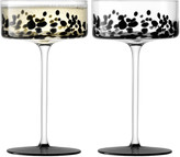 Thumbnail for your product : LSA International Devoré Champagne/Cocktail Glass - Set of 2 - Black