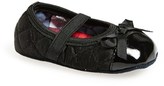 Thumbnail for your product : Tommy Hilfiger 'Lil Quilt' Mary Jane Crib Shoe (Baby)