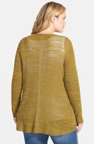 Thumbnail for your product : Eileen Fisher Alpaca Blend Slubbed V-neck Tunic (Plus Size)
