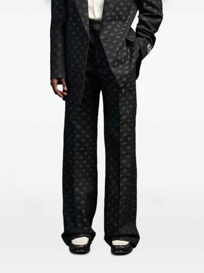 Amiri MA Quad monogram flare trousers
