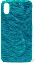 Thumbnail for your product : Factory The Case Lizard-effect Leather Iphone X Case