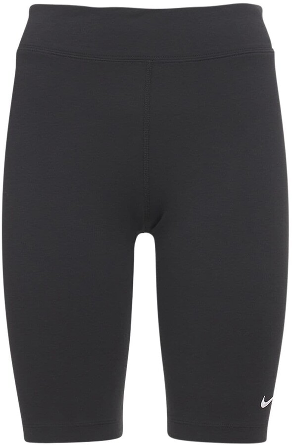 black nike biker shorts