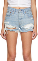 Thumbnail for your product : Levi's Levis Blue Distressed 501 Original Shorts