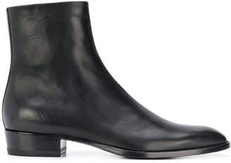 Saint Laurent side zip ankle boots