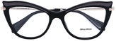 Miu Miu Eyewear - lunettes oeil de chat