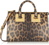 Thumbnail for your product : Sophie Hulme Leopard-print leather tote