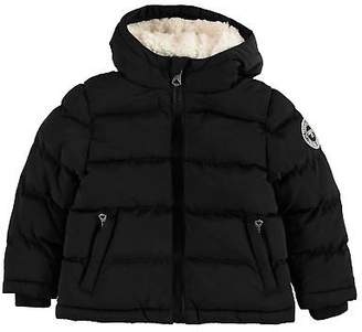Soul Cal SoulCal Kids Boys Bubble Jacket Infant Padded Coat Top Chin Guard Hooded Zip