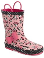 Thumbnail for your product : Western Chief Toddler Girl's Disney Minnie Mouse Waterproof Rain Boot