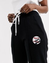 Thumbnail for your product : Love Moschino baseball print joggers