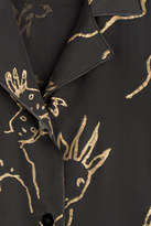 Thumbnail for your product : Valentino Printed Silk Blouse