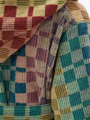 Missoni Home Yassine Hooded Checked Cotton-terry Robe - Multi